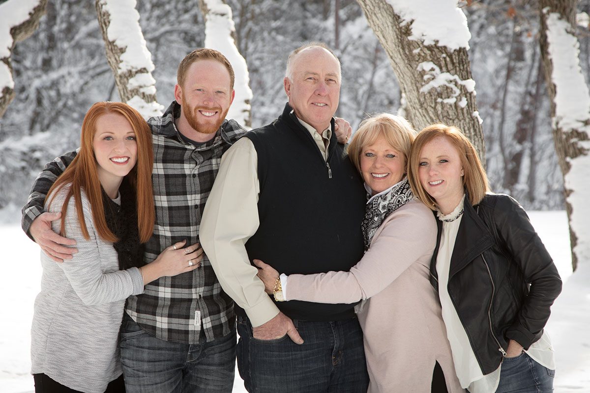 Winter Family Portrait