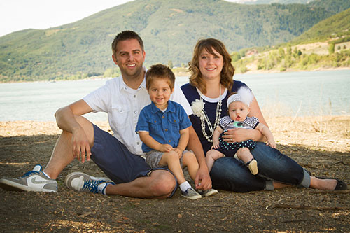 young family portrait