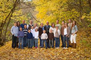 Large family portrait