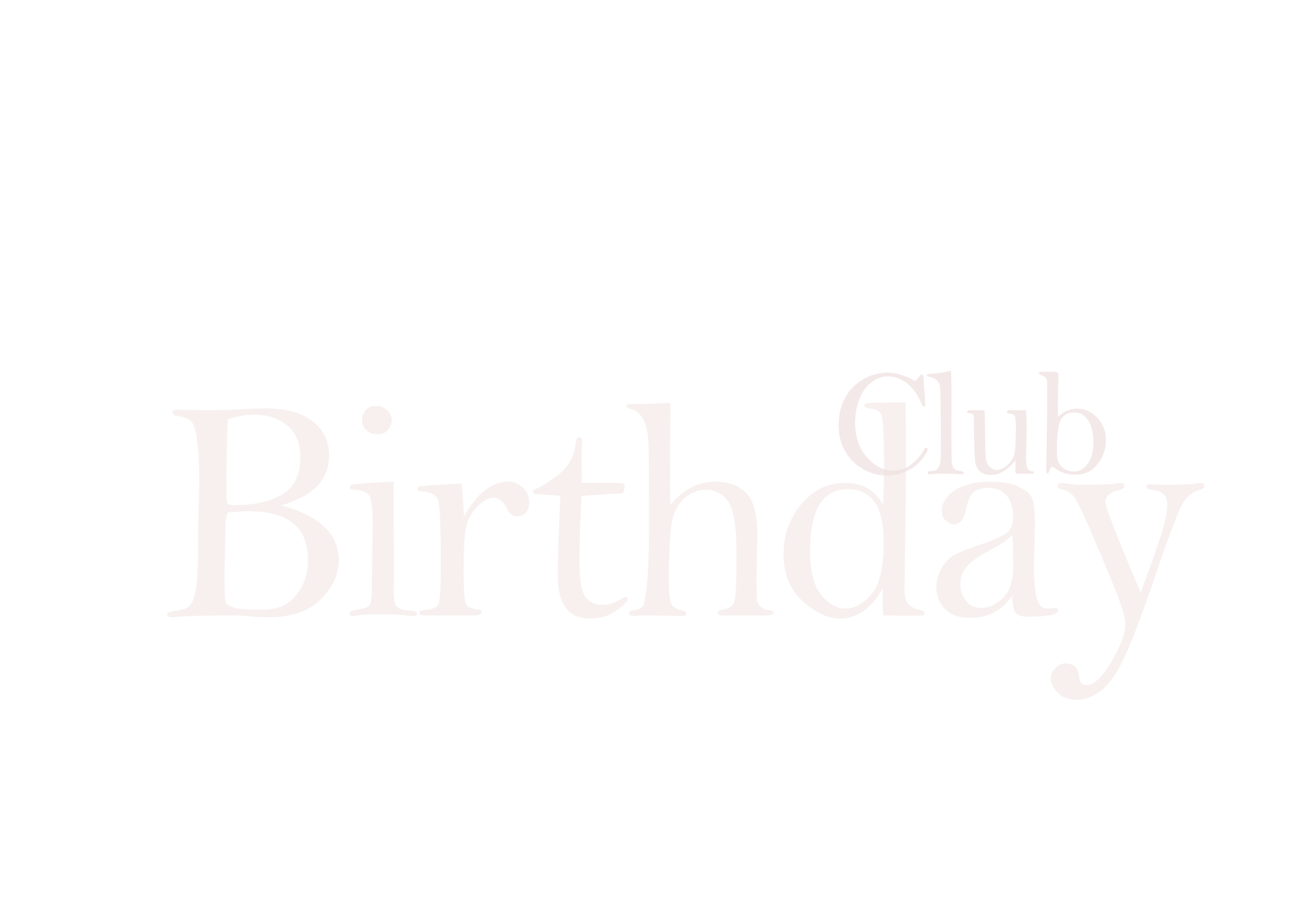 Birthday club